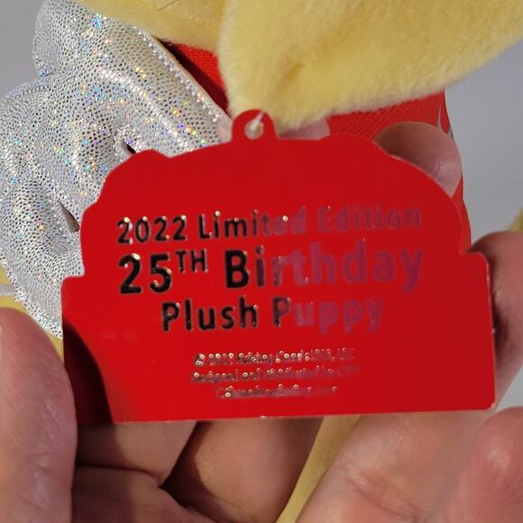 Raising Cane's 25th Birthday Dog Plush, Collectible Stuffed Animal - Picture 6 of 16